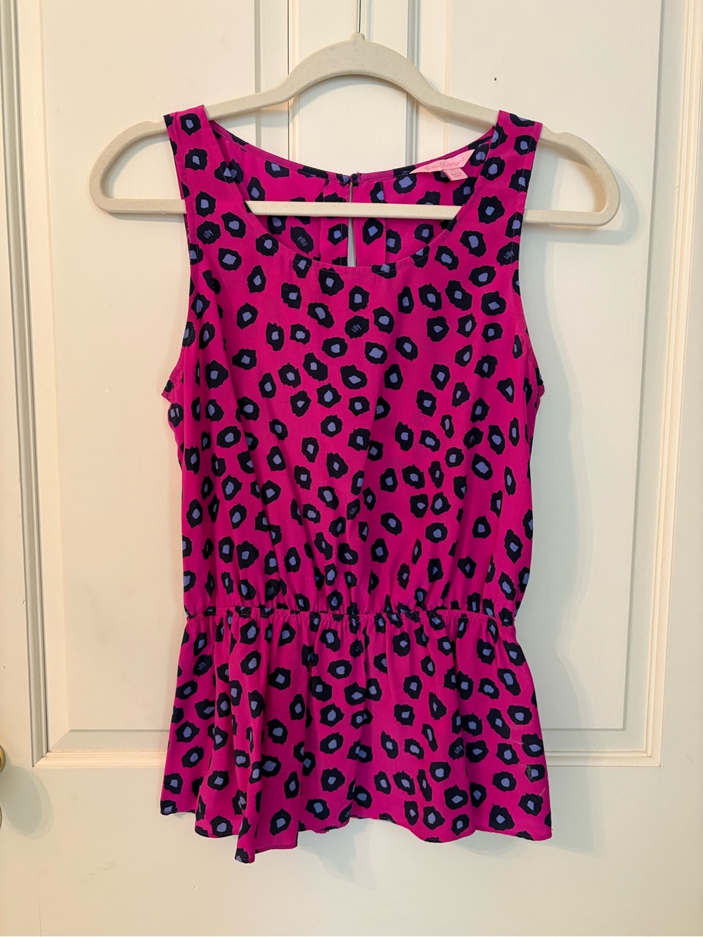 Lilly Pulitzer Leopard Print Top